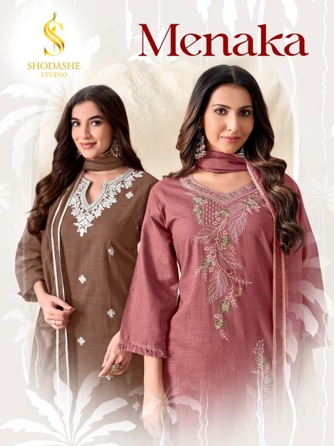 Shodashe menaka wholesale kurtis surat